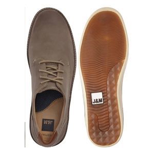 Johnston & Murphy
 McGuffey Plain Toe Shoes in Gray Nubuck Leather New Size 9.5